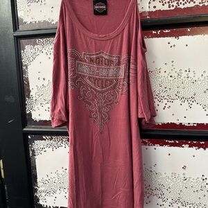 Harley-Davidson Rose Tunic with Embellished Logo